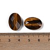 Natural Tiger Eye Cabochons G-O175-15D-01-3