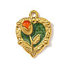 304 Stainless Steel Enamel Pendants STAS-OY003-16G-1