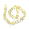 Natural Lemon Quartz Beads Strands G-O173-047-2