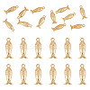 12Pcs Brass Charms KK-TA0002-56-2