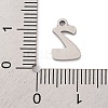 Non-Tarnish 201 Stainless Steel Charms STAS-U016-01P-Z-3