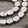 Electroplated Buddha Non-magnetic Synthetic Hematite Bead Strands G-E295-12-2