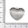 304 Stainless Steel Pendants STAS-B092-08A-P-3