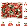 50Pcs 7 Styles Alloy Enamel Pendants ENAM-FS0003-19-1
