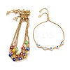 Adjustable Brass Slider Bracelets BJEW-L652-17-G-1