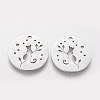Non-Tarnish 201 Stainless Steel Kitten Pendants LS-STAS-S105-T469-2