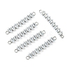 SHEGRACE Brass Pave Clear Cubic Zirconia Connector Charms XGRQ3P157-642P-1