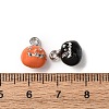 Halloween Alloy Enamel Charms ENAM-D307-01B-3