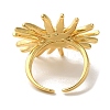 Rack Plating Brass Cuff Rings for Women RJEW-G325-04C-G-3