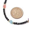 Synthetic Crackle Quartz Beaded Necklaces for Women NJEW-JN04801-3