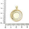 Brass Micro Pave Cubic Zirconia Pendants KK-H539-17A-05-3
