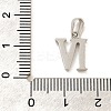304 Stainless Steel Micro Pave Cubic Zirconia Pendants STAS-H228-02P-04-3