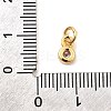 Brass Pave Cubic Zirconia Charms KK-A266-45G-4