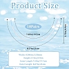 201 Stainless Steel Bra Underwire FIND-WH0421-34A-2