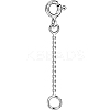 Stainless Steel Chain Extenders STAS-WH0017-04-P-2