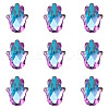 K9 Glass Rhinestone Pendants X-GLAA-TA001-008-1