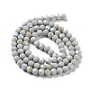 Opaque Glass Beads Strands EGLA-A035-P6mm-L22-2