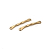304 Stainless Steel Textured Bar Links Connector Charms STAS-A134-01A-G-2