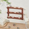 1 Bag 3-Tier Wooden Wall Mounted Dice Organizer Display Tower Racks ODIS-BC0001-27-4