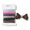 18 Yards 6 Colors Polyester Polka Dot Ribbon SRIB-C001-B05-5