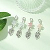 4Pcs Crackle Glass Beads Pendant Decorations HJEW-JM04133-1