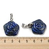 Natural Lapis Lazuli Carved Pendants G-I319-02P-A04-3