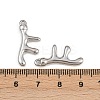 304 Stainless Steel Pendants STAS-L303-26P-02-3