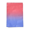 Two Tone Rectangle Plastic Zip Top Gift Bags OPP-B006-01B-03-2