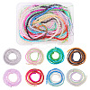 5 strands 5 colors Transparent Glass Beads Strands GLAA-TA0001-25-1