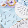 1Set Letter A~Z Alloy Rhinestone Pendant Decorations HJEW-SC0002-02P-3