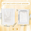 Paper Visible Window Gift Bags with Rope Handles ABAG-WH0040-14C-2