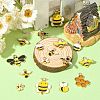50Pcs 10 Styles Zinc Alloy Enamel Charms ENAM-CJ0003-87-5