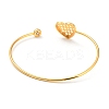 Clear Cubic Zirconia Cuff Bangles LS-BJEW-P305-03G-3