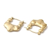 Rack Plating 304 Stainless Steel Thick Hoop Earrings for Women EJEW-Z026-28G-2