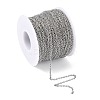 Tarnish Resistant 304 Stainless Steel Cable Chains CHS-R003-0.4mm-5