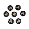 Dyed Black Synthetic Turquoise Beads G-F775-B02-1