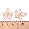 Alloy & Enamel Pendants ENAM-T021-61G-3