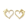 Brass Micro Pave Cubic Zirconia Pendants KK-E068-VB188-1