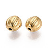 Textured 304 Stainless Steel Spacer Beads STAS-T072-04G-2