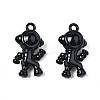 Spray Painted Alloy Pendants PALLOY-T077-164-4