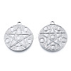 Non-Tarnish 201 Stainless Steel Pendants STAS-N098-214P-1