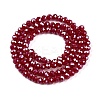Electroplate Glass Beads Strands EGLA-A044-P3mm-A02-3