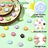 20Pcs Baking Paint Alloy Beads FIND-YW0010-75-5