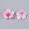 Flower Acrylic Bead Caps X-SACR-T017-51C-2