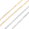 10Pcs 2 Colors Iron Cable Chain Necklaces for Men Women MAK-YW0001-03-3