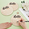 Wooden Baby Photo Props WOOD-WH0002-56B-3