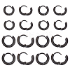 304 Stainless Steel Huggie Hoop Earrings EJEW-UN0001-22-1