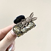 Rabbit Alloy & Plastic Claw Hair Clips for Women Girl PW-WGD331E-03-1