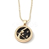 Alloy Rhinestone Pendant Necklaces NJEW-H306-A10-G-1