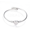 Tarnish Resistant 316 Surgical Stainless Steel Torque Bangles BJEW-D437-A37-P-7